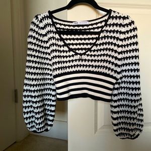 Zara crochet crop top
